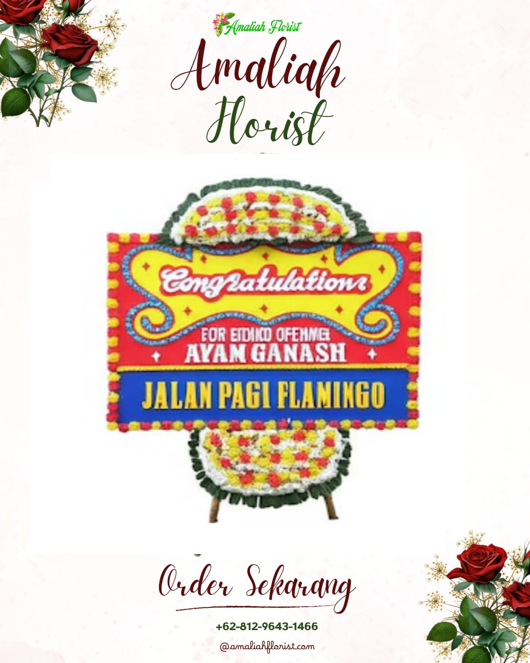 Sewa Papan Bunga Singkawang Utara